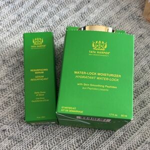Tata Harper Green Resurfacing Serum and Moisturizer Kit